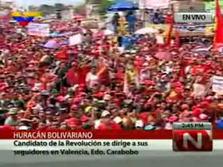 (VÍDEO) Discurso del candidato Hugo Chávez en Valencia, estado Carabobo (5/8) 05.08.2012