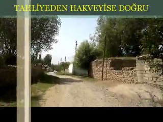 TAHLİYE KANALINDAN HAKVEYİS E DOĞRU