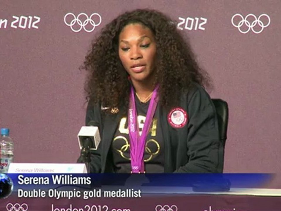 Serena Williams: 'Gold's my favourite colour'