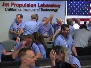 Así se vivió en la NASA el momento en que el Curiosity aterrizó en Marte