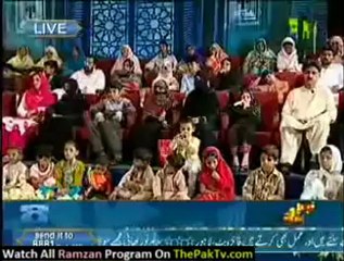 Noor e Ramzan Hum Ke Saath By Hum TV - 6th August 2012 (Aftar) - Part 4