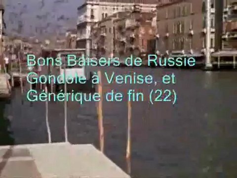 James Bond - Bons Baisers de Russie - Rosa Klebb, tente d'assassiner Bond (21)