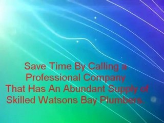 Watsons Bay Plumbing Services | Call 1300 679 274