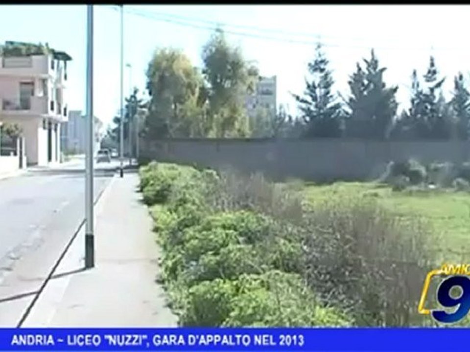 Andria | Liceo "Nuzzi", gara d'appalto nel 2013