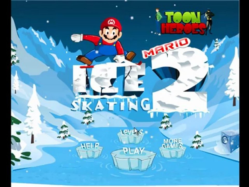 Jogo do Mario Ice Skating 2