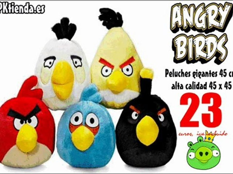 Angry Birds Peluches Gigantes