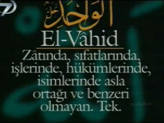 ESMAÜL HUSNA manaları Kanal 7