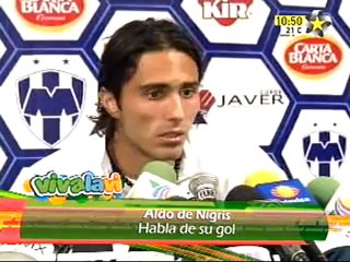 Habla Aldo sobre gol dedicado a Toño