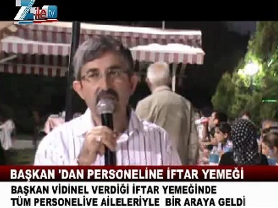 Başkan vidinelden personeline iftar