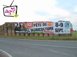 JA Fête de l'agriculture - pose banderole