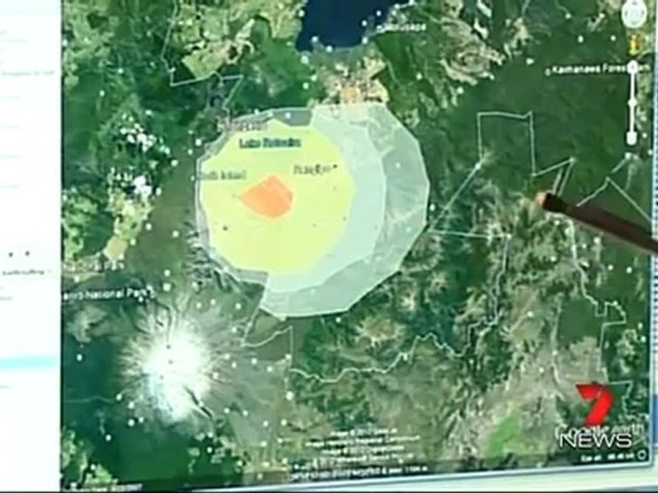New Zealand volcano erupts