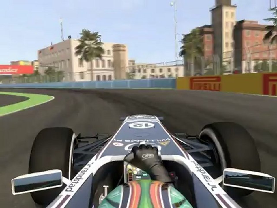 F1 2011 - GP d'Europe - Kier vs Schumacher en onboard (3)