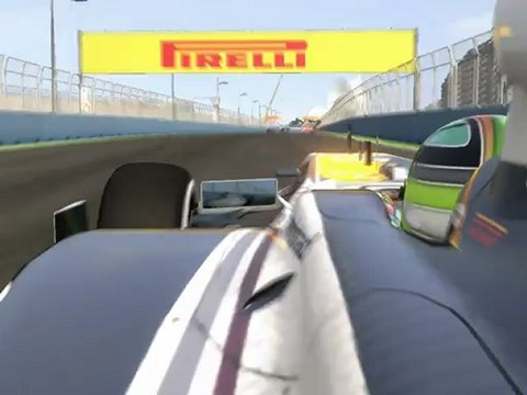 F1 2011 - GP d'Europe - Kier vs Schumacher (4) + erreur Alonso