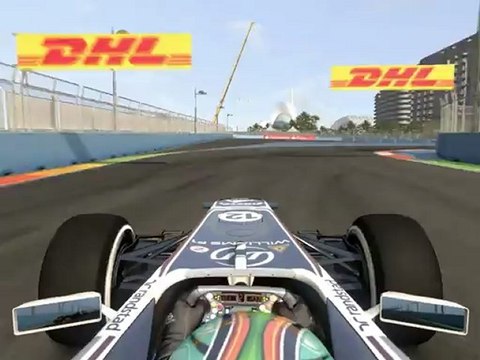 F1 2011 - GP d'Europe - Kier vs Alguersuari en onboard