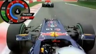 F1 2010 GP Bélgica Vettel Onboard Lap + Crash