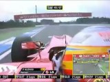 F1 2010 GP Alemania Alonso Onboard Overtakes Massa