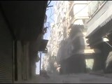 Syria فري برس  حلب لواء التوحيد  من تحت القصف نخرج لان الله معنا 6-8-2012