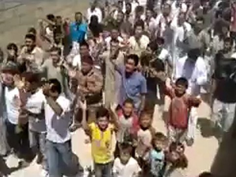 Syria فري برس ادلب التح مظاهرة نصرة لحلب الجريحة 7-8-2012