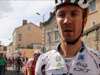 Réaction de Pierre-Luc Périchon après la première étape du Tour de l'Ain 2012