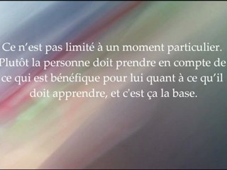 Sur le fait de donner un cours durant le tarawih - cheikh al Albany