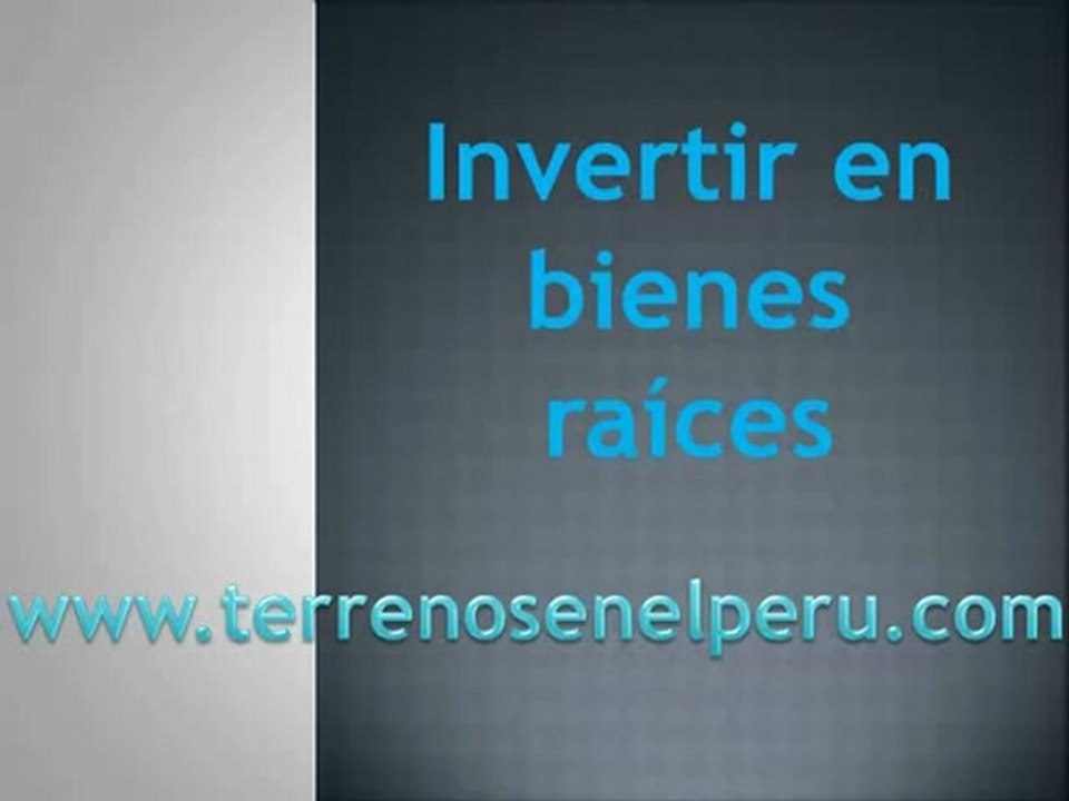 Lotes y terrenos