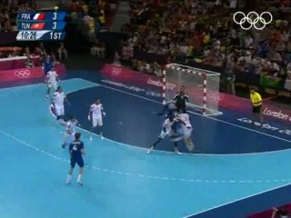 Luc Abalo but contre Tunisie / JO2012