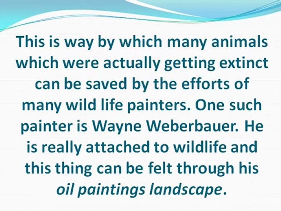 Magical wildlife paintings