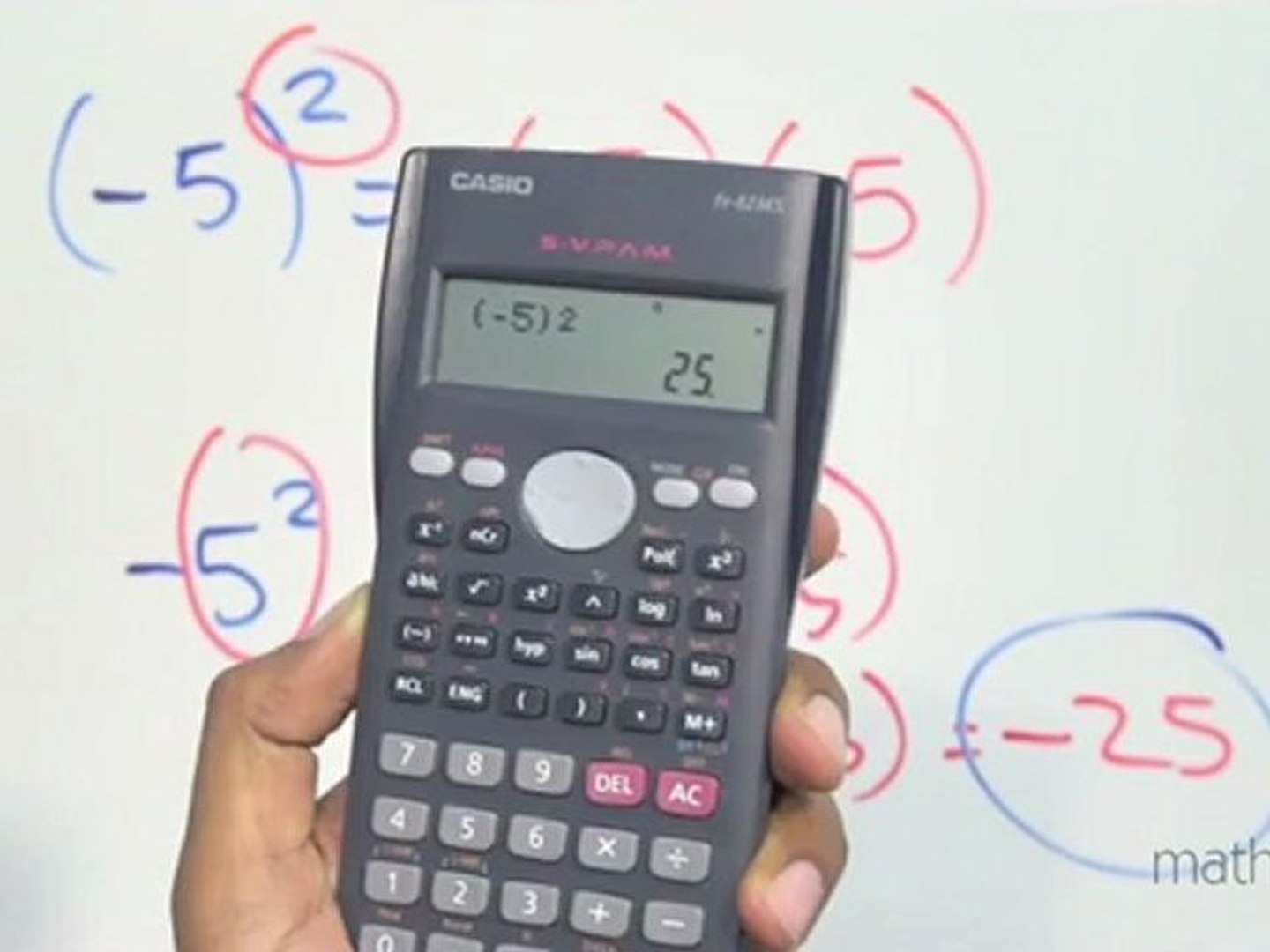Calcular potencias utilizando una calculadora científica - parte 1 - Vídeo  Dailymotion