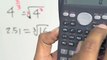 Calcular potencias utilizando una calculadora científica - parte 2