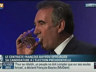 François Bayrou annonce sa candidature