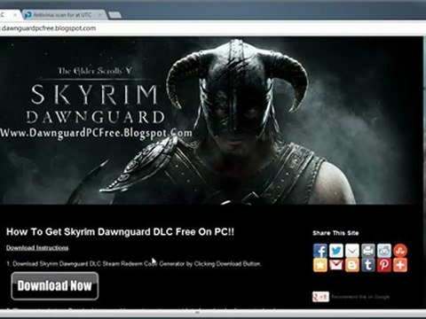 Skyrim Dawnguard Expansion Pack DLC Free Download on Steam Game
