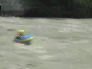 Descente Hydrospeed sur la Durance