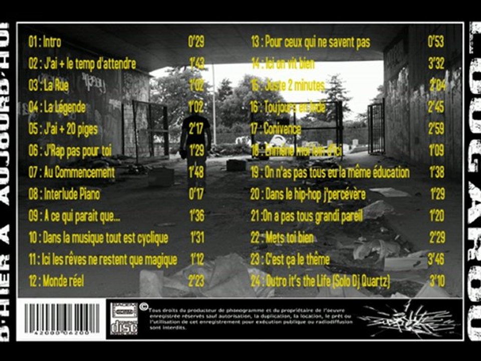 Lougarou Mc's  1 ( Intro ) Mix-tape d'Hier à Aujourdhui