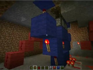 Minecraft - Piston door update: doorbell installation