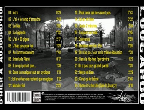 Lougarou Mc's 13 ( Pour ceux qui ne savent pas ) Mix-tape d'Hier à Aujourdhui