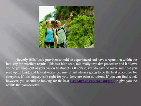 Beverly Hills Lasik- Get Your Eyes Back to Health