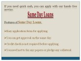 Same Day Loans Bad Credit – Short Term Loans - Instant Loans Today