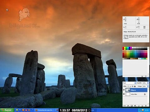 Photoshop ile toplu filigran ekleme | bilgius.com