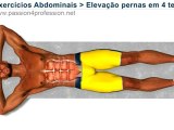 Abdominais inferiores, Elevação pernas