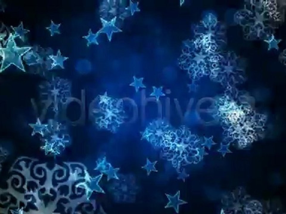 Frost Snow Flakes - Loopable Background