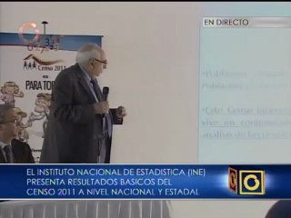 INE: Al 30 de octubre de 2011, la población total de Venezuela es 28.946.101