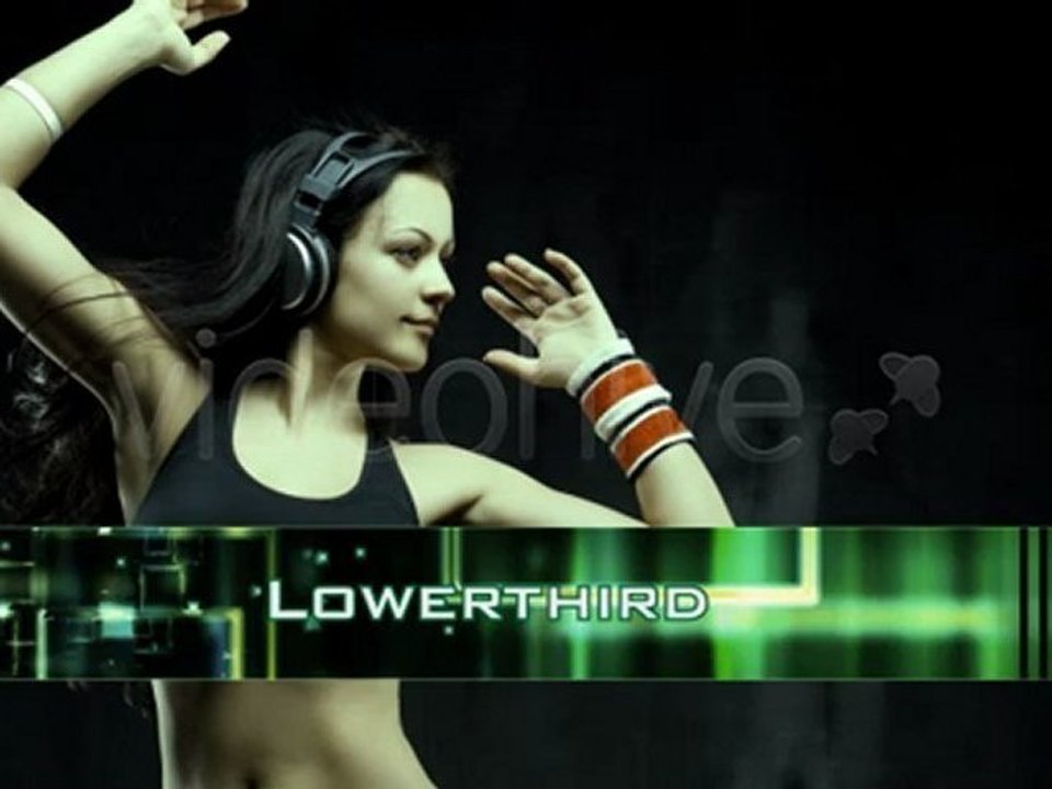 Tech Tunnel Lowerthird Set - Loopable Background