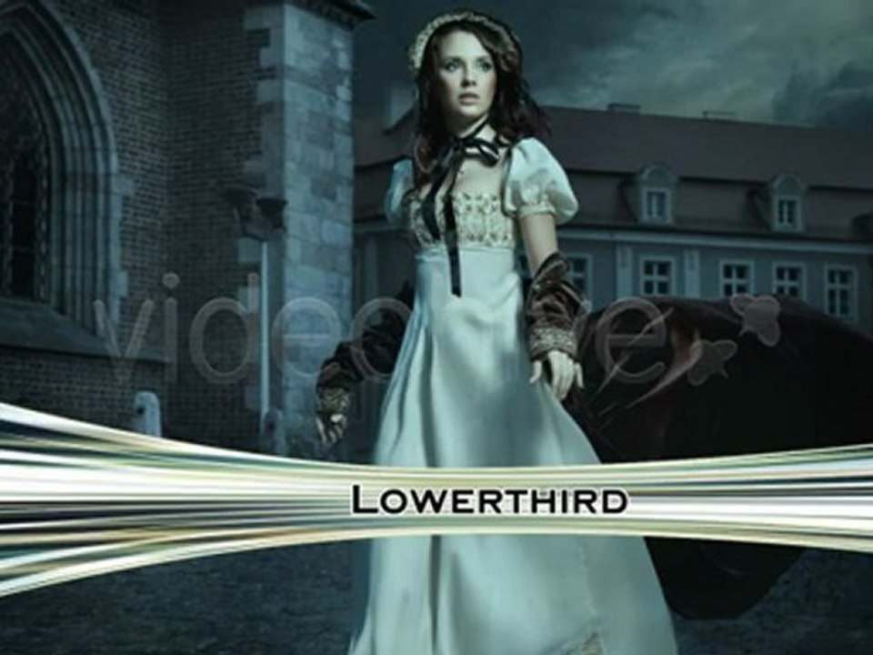 Space Streaks Lowerthird Set - Loopable Background