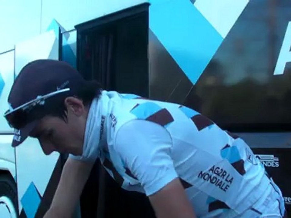 Cyclisme - Maxime Bouet avant la 3e étape du Tour de l'Ain