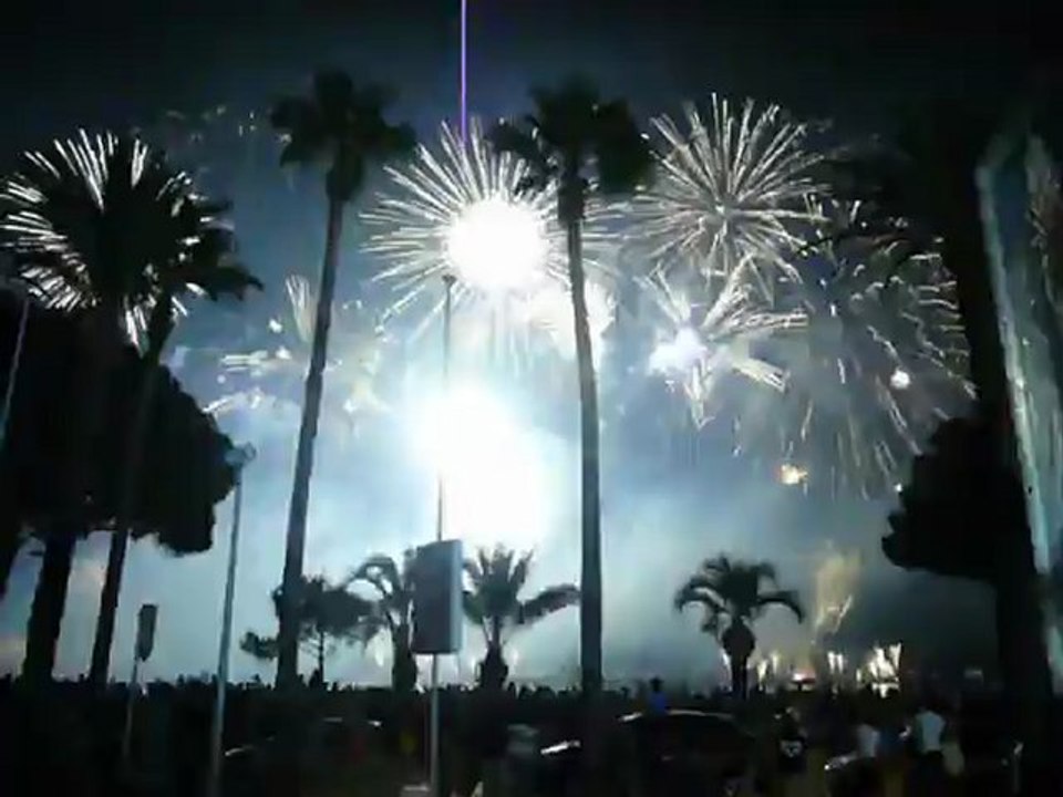 Feu d'artifice, 7 Août 2012, Cannes