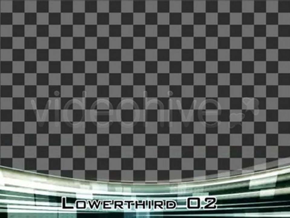 Techy Round Lowerthird Set - Loopable Background