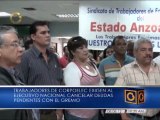 Representantes de Corpoelec realizan una asamblea en Anzoátegui para exigir la cancelación de deudas