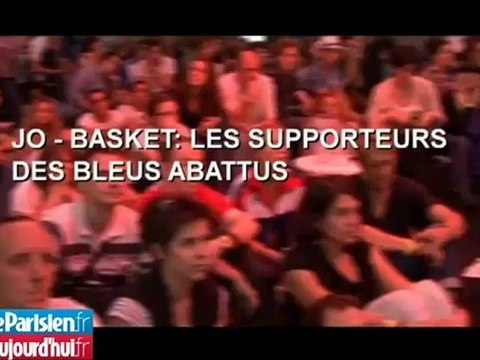 JO - Basket: les supporteurs des Bleus abattus