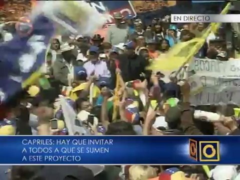 Merideño le dice a Capriles: pa'lante Comandate. Hay un camino