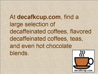 decaf flavored k cup